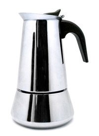 Espressokoker inox 10 kopjes