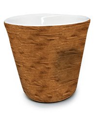 Tasse espresso porcelaine bois 100ml - Dernière pcs