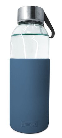 Gourde verre-silicone 400ml ardoise