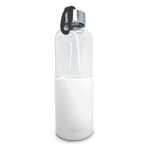 Gourde verre-silicone 600ml blanc