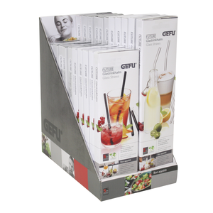 Pailles inox Future - 2x 11 sets - Display