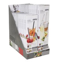 Rietjes inox Future - 2x 11 sets - Display