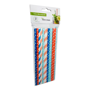 Pailles en papier 25pcs.