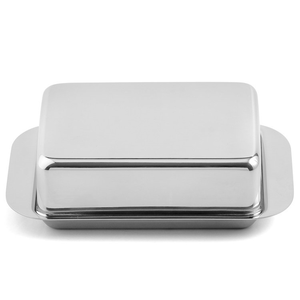 Beurrier inox pour la porte du frigo