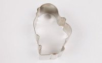 Uitduwvormpje Kerstman inox 7cm - Laatste stuks