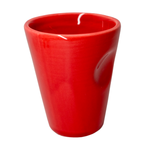 Tasse espresso porcelaine rouge 100ml