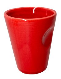 Tasse espresso porcelaine rouge 100ml - Dernière pcs