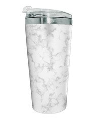 Mug isotherme marbre blanc 500ml - Dernière pcs