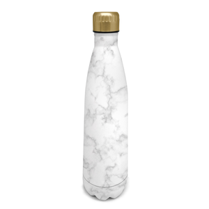 Gourde vacuüm 750ml marbre blanc (chaud et froid)