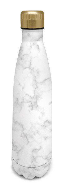 Drinkfles vacuum 750ml wit marmer