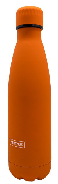 Drinkfles vacuüm 500ml oranje (warm en koud) - Laatste stuk