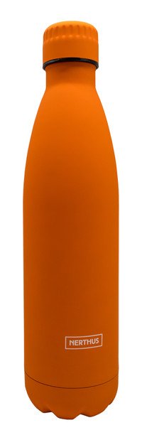 Drinkfles vacuüm 750ml oranje (warm en koud) - Laatste stuks