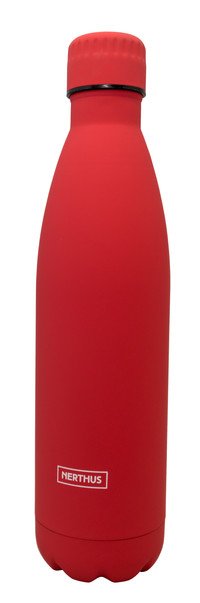 Drinkfles vacuüm 750ml rood (warm en koud)