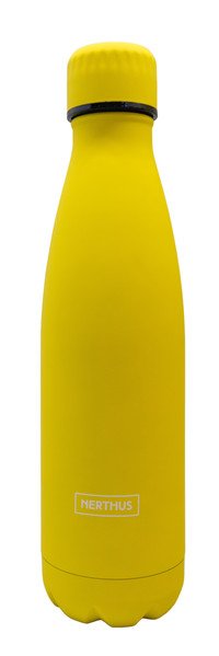 Drinkfles vacuüm 500ml geel (warm en koud) - Gaat uit assortiment