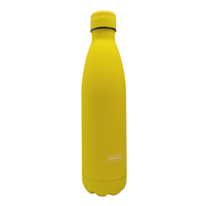 Drinkfles vacuüm 750ml geel (warm en koud)