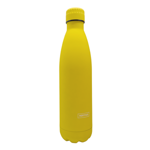 Gourde vacuüm 750ml jaune (chaud et froid)