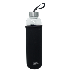 Gourde verre-neoprene noire 600ml