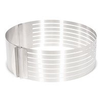 Coupe gâteau inox Ø24-30cm