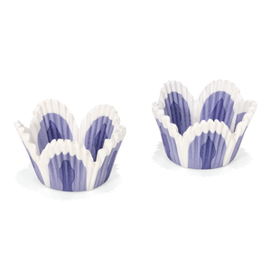 Moules à cake en papier Ø5cm mauve 48pcs s10/'20