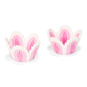 Moules à cake en papier Ø5cm rose 48pcs s10/'20