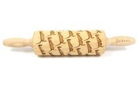 Decoratie-deegrol 23cm Meercut hout