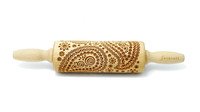 Decoratie-deegrol 23cm Paisley hout