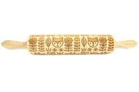 Decoratie-deegrol 43cm Folk Finnish hout - Laatste stuks