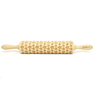 Rouleau empreintes 43cm Stars bois