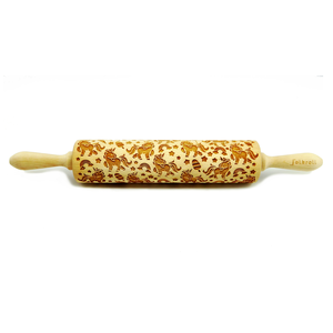 Rouleau empreintes 43cm Unicorns bois