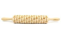 Decoratie-deegrol 43cm Christmas Tree hout - Laatste stuks