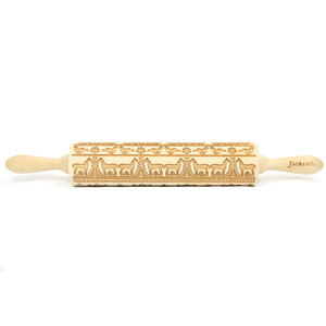 Rouleau empreintes 43cm Folk Polish bois