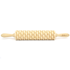 Rouleau empreintes 43cm Meercut bois