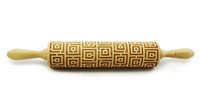 Decoratie-deegrol 43cm Labyrinth hout - Laatste stuk