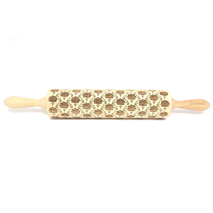 Rouleau empreintes 43cm Roses bois