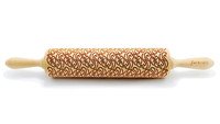 Decoratie-deegrol 43cm Flourishes hout - Laatste stuk