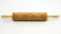 Decoratie-deegrol 43cm Illusion hout