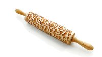 Decoratie-deegrol 43cm Sirens hout - Laatste stuks