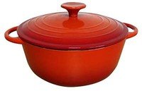 Cocotte rond gietijzer 20cm rood