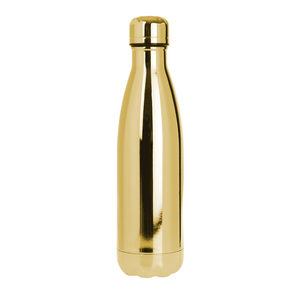 Drinkfles vacuüm 500ml gold metallic (warm en koud)