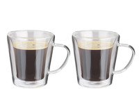 Tasse à double paroi 180ml - set 2pcs.