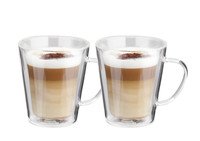 Tasse à double paroi 270ml - set 2pcs.