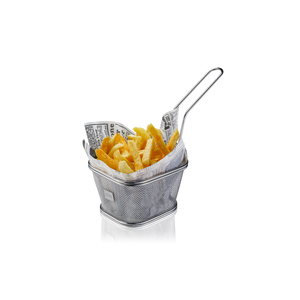 Panier de présentation BBQ inox large