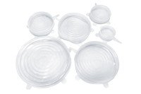 Couvercle de conservation silicone 6pcs. - Dernière pcs