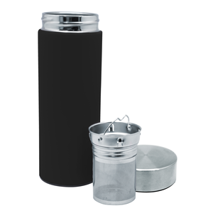 Fles + filter zwart 300ml