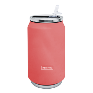 Canette vacuüm 330ml coral  (chaud et froid)