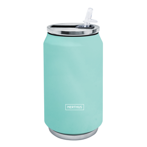 Canette vacuüm 330ml turquoise (chaud et froid)