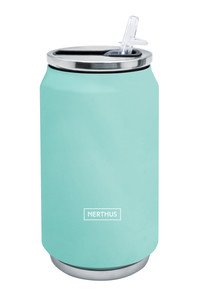 Canette vacuüm 330ml turquoise (chaud et froid)