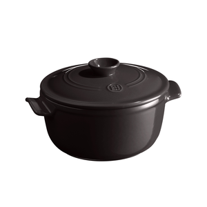 Cocotte ronde Flame Fusain Ø22cm - 2.5l