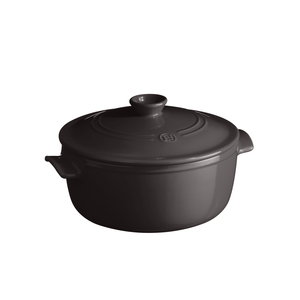 Cocotte rond Flame Fusain Ø26cm - 4l