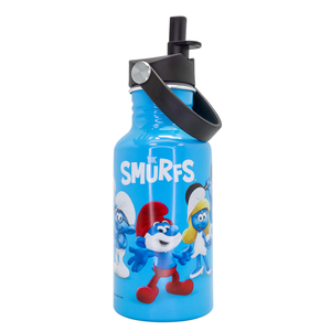 Gourde avec paille enfants Les Schroumpfs 500ml